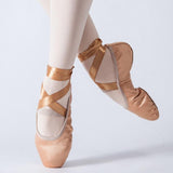 Soft Ballet Dance Shoes Practicing