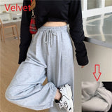 Gray Sweatpants for Women Streetwear