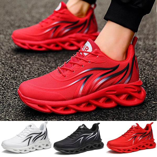 Printed Sneakers Flying Weave Sports Shoes