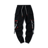 New Summer Black Hip Hop Cargo Pants Men