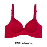Seamless Sexy Wire Free Lingerie 3/4 Cup Bralette Cotton Bra
