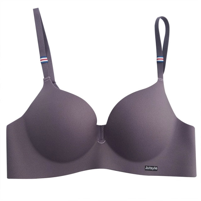 Seamless Sexy Wire Free Lingerie 3/4 Cup Bralette Cotton Bra