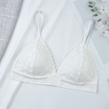 Breathable Removable Pad Thin Fashion Seamless Bra