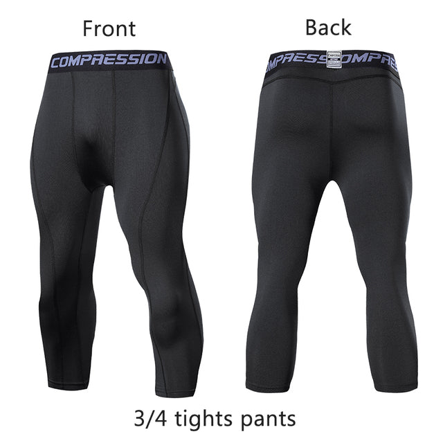 Running Sport Basketball Cropped Compression Workout Pant