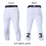 Running Sport Basketball Cropped Compression Workout Pant