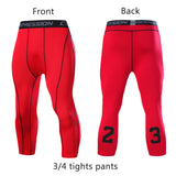 Running Sport Basketball Cropped Compression Workout Pant