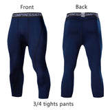 Running Sport Basketball Cropped Compression Workout Pant