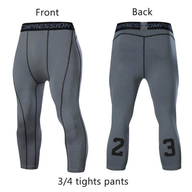 Running Sport Basketball Cropped Compression Workout Pant