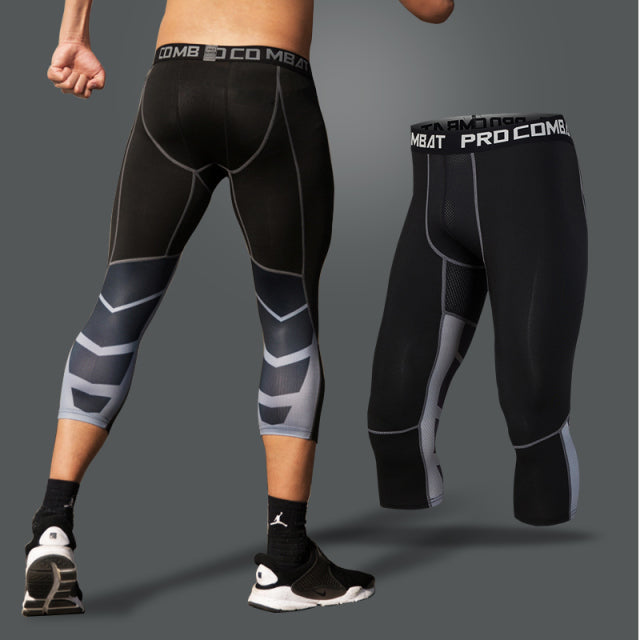 Running Sport Basketball Cropped Compression Workout Pant