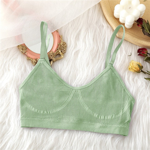 Adjustable Shoulder Strap Wire Free Seamless Bra