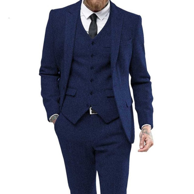 Custom Made Male Slim Fit Wedding Suits