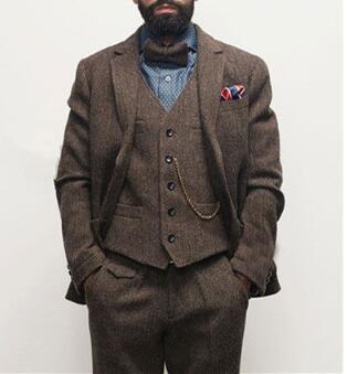 Custom Made Male Slim Fit Wedding Suits