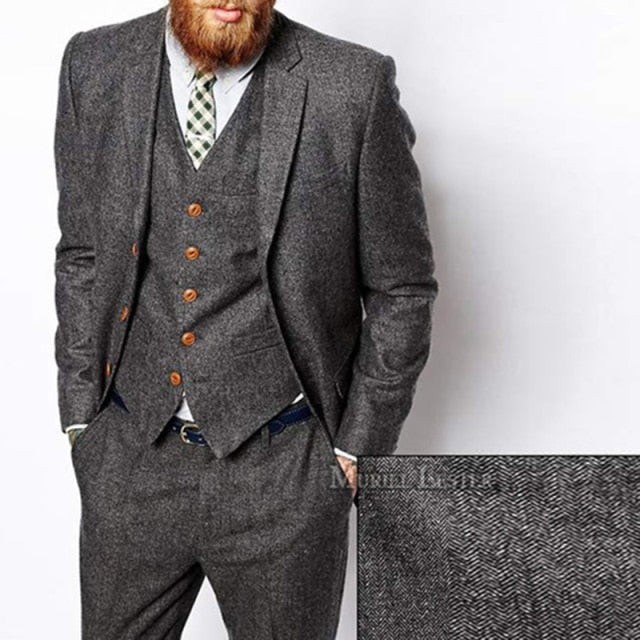 Custom Made Male Slim Fit Wedding Suits