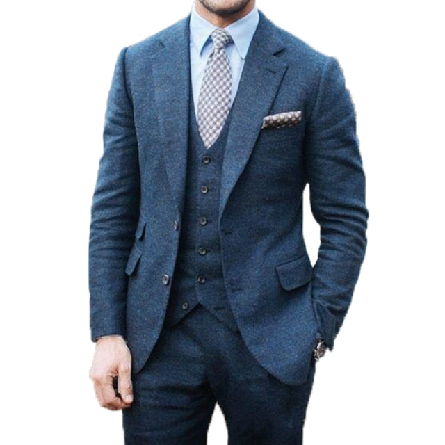 Custom Made Male Slim Fit Wedding Suits