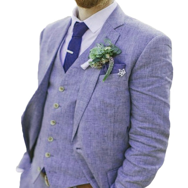 Custom Made Male Slim Fit Wedding Suits