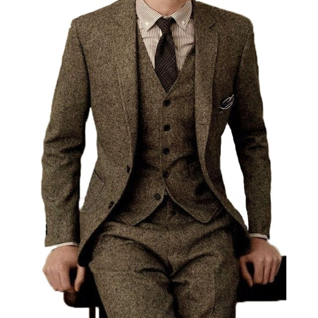 Custom Made Male Slim Fit Wedding Suits