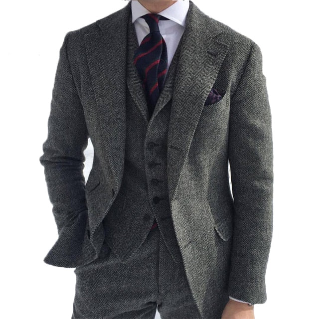 Custom Made Male Slim Fit Wedding Suits