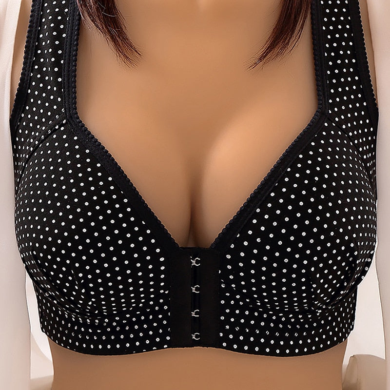 Wire Free Lingerie Full Cup Bralette Cotton Underwear Bra