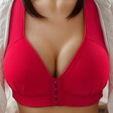 Wire Free Lingerie Full Cup Bralette Cotton Underwear Bra