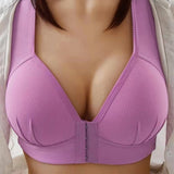 Wire Free Lingerie Full Cup Bralette Cotton Underwear Bra