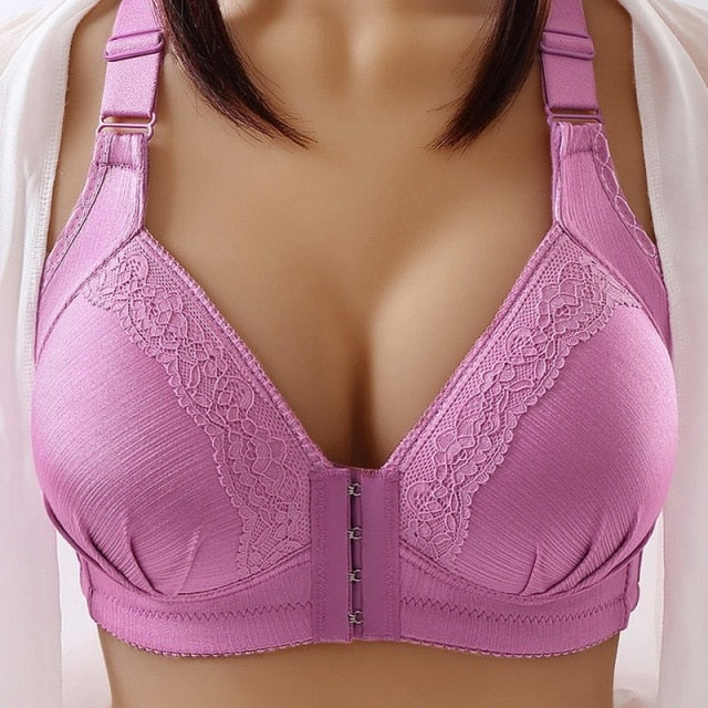 Wire Free Lingerie Full Cup Bralette Cotton Underwear Bra