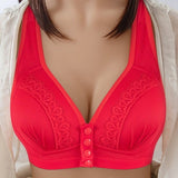 Wire Free Lingerie Full Cup Bralette Cotton Underwear Bra