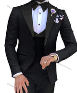 Custom 3 Pieces Wedding Men Suit