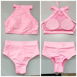 Sexy High Waist Shorts Split  Suit