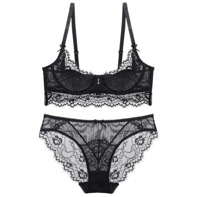 Sexy Lingerie Thin Cup Push Up Lace Bras
