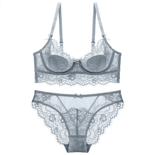 Sexy Lingerie Thin Cup Push Up Lace Bras