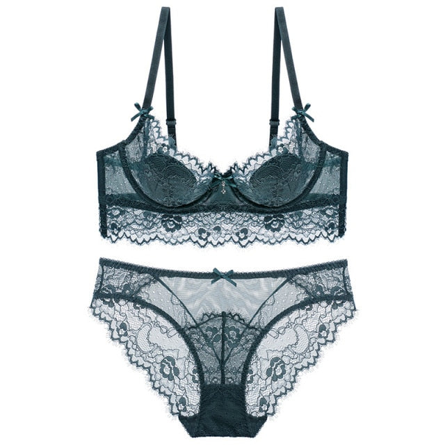 Sexy Lingerie Thin Cup Push Up Lace Bras