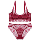 Sexy Lingerie Thin Cup Push Up Lace Bras