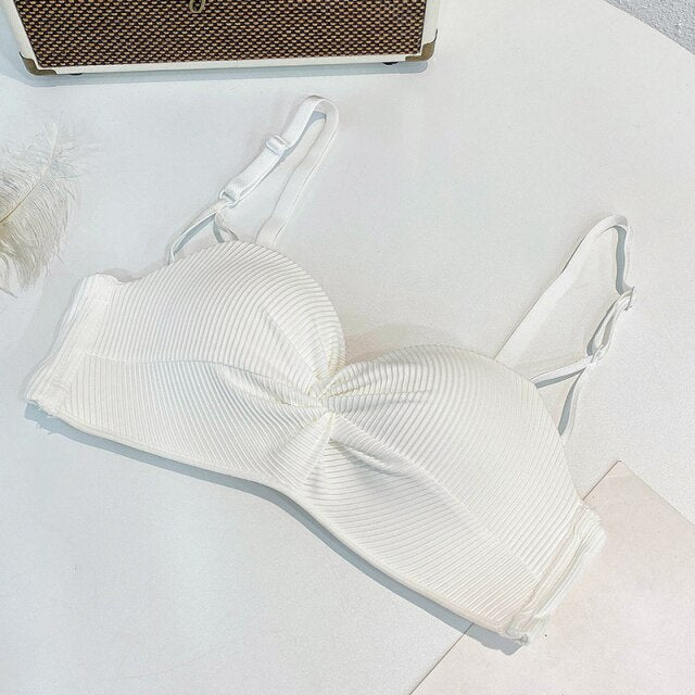 Sexy Lingerie Bras for Women Bralette for Small Chest Wireless Push Up Underwear Thin shoulder strap