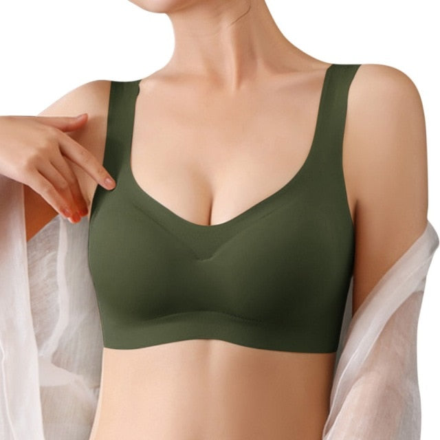 Gather Bralette Wire Free Soutien Gorge Femme Comfort Bra