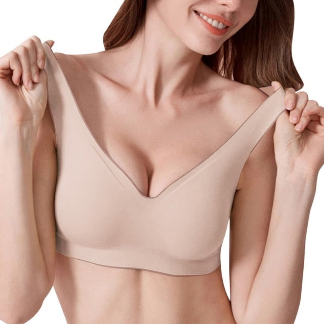 Gather Bralette Wire Free Soutien Gorge Femme Comfort Bra