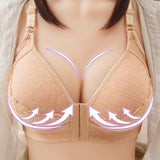 Front Buckle Comfortable Wireless Underwear Push Up Bra