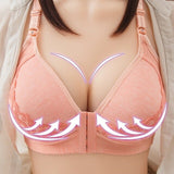 Front Buckle Comfortable Wireless Underwear Push Up Bra