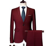 Casual 3 Piece Gentlemen Costume Suits