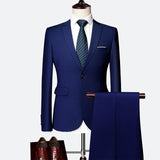 Casual 3 Piece Gentlemen Costume Suits