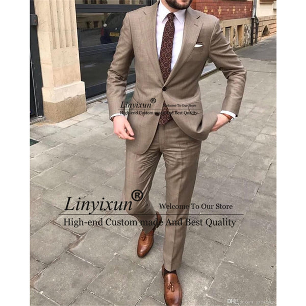 Handsome Men Suits Slim Fit Wedding Suits