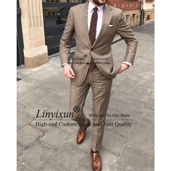 Handsome Men Suits Slim Fit Wedding Suits