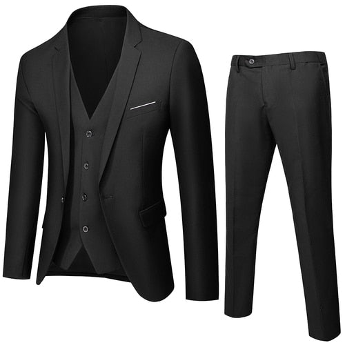 Business Wedding Three Pieces Suits