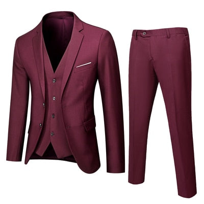 Business Wedding Three Pieces Suits