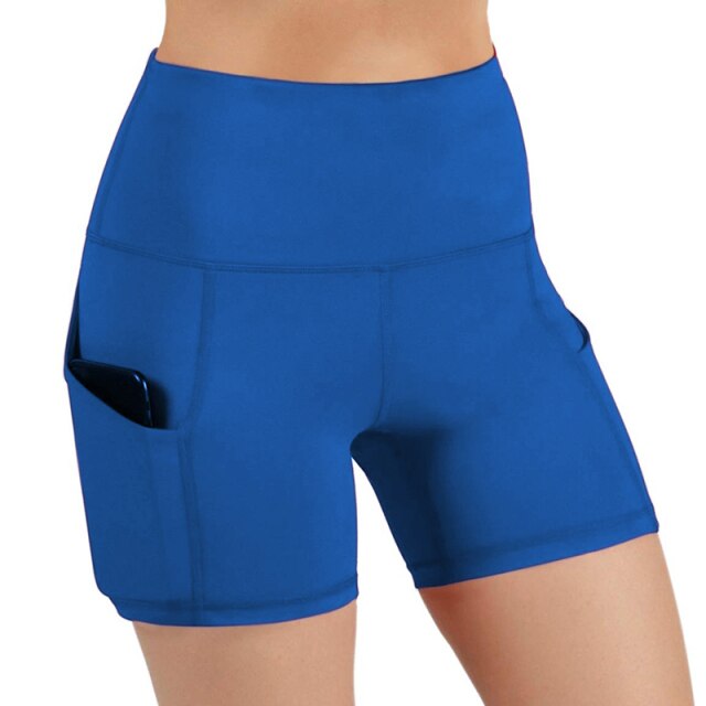 High Waist Lifting Push Up Tight Sports Pocket Fitness Yoga Short