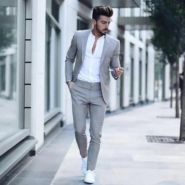 Casual Fashion Luxurious Business Men Suit