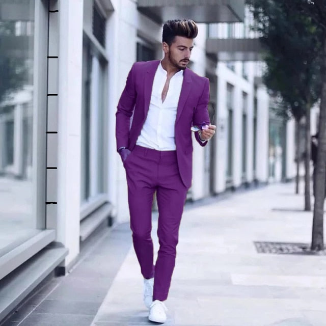 Casual Fashion Luxurious Business Men Suit