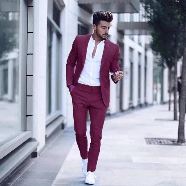 Casual Fashion Luxurious Business Men Suit