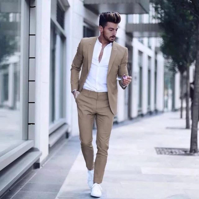 Casual Fashion Luxurious Business Men Suit