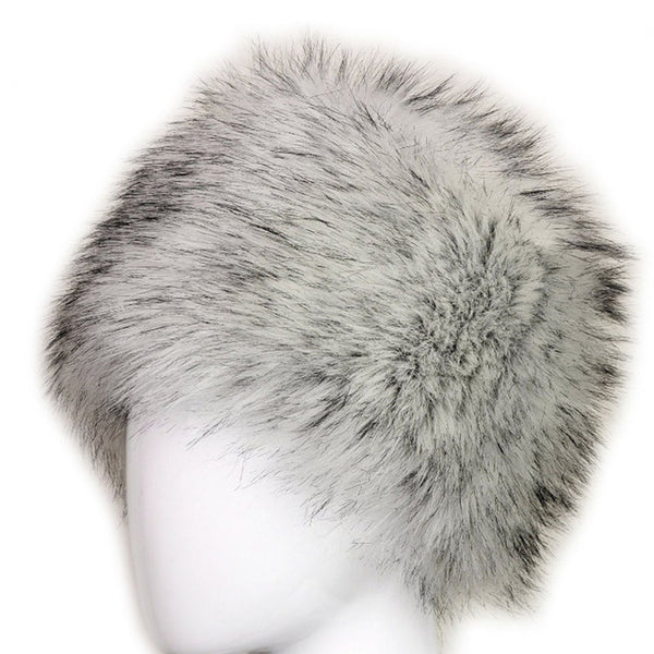 Fashion Women Lady Faux Fox Fur Cossack Style