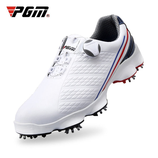 Comfortable Knob Buckle Golf Men Shoes